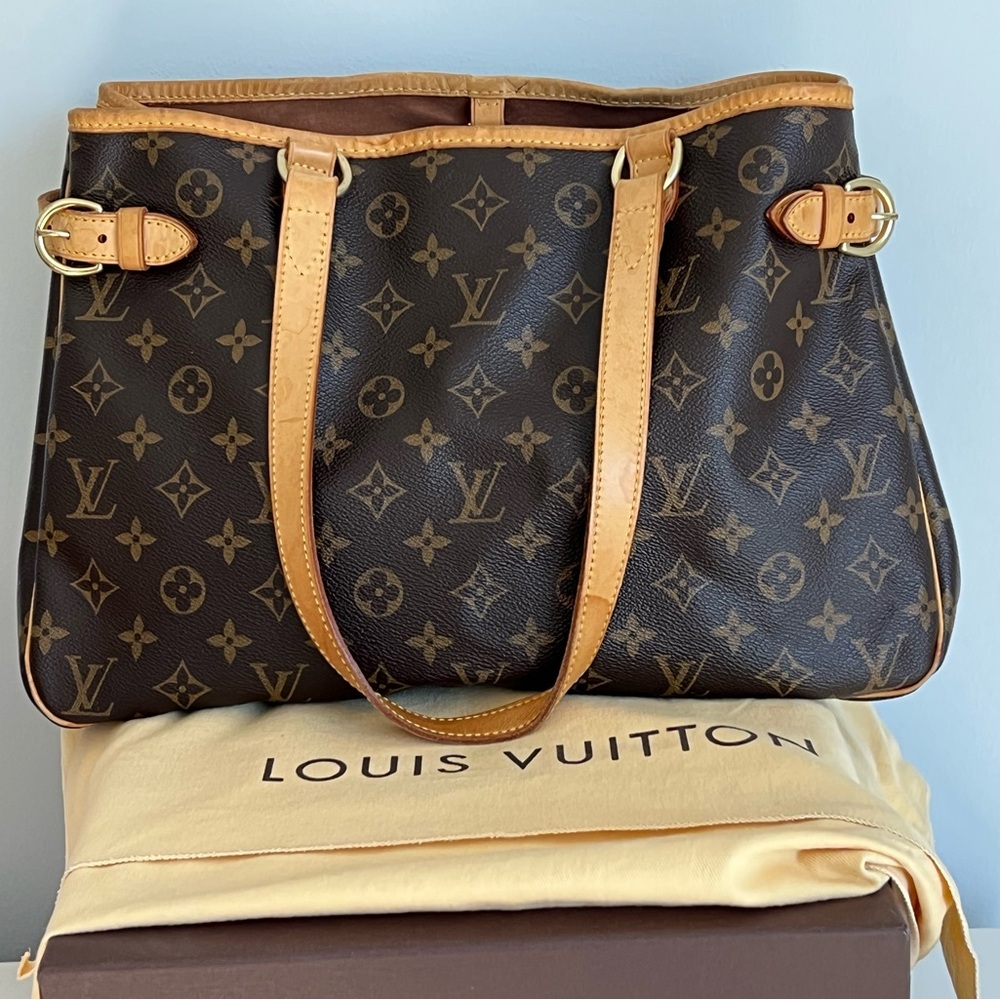 Louis Vuitton Batignolles Horizontal Monogram Tote shoulder bag Authentic